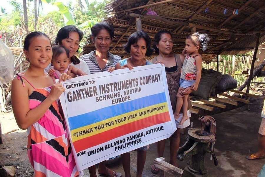 Gantner Instruments hilft Flutopfern auf den Philippinen