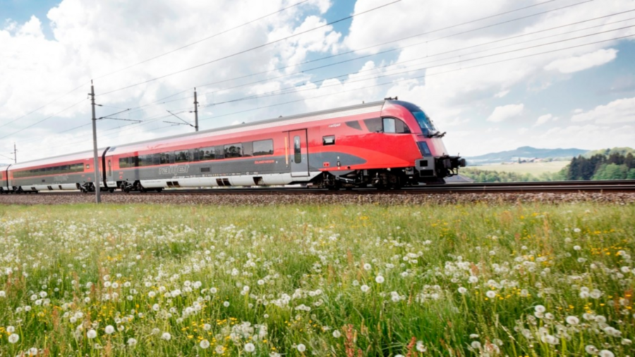 Messfahrzeug der Österreichischen Bundesbahnen detektiert Signalmagnete mit dem Q.station Test Controller