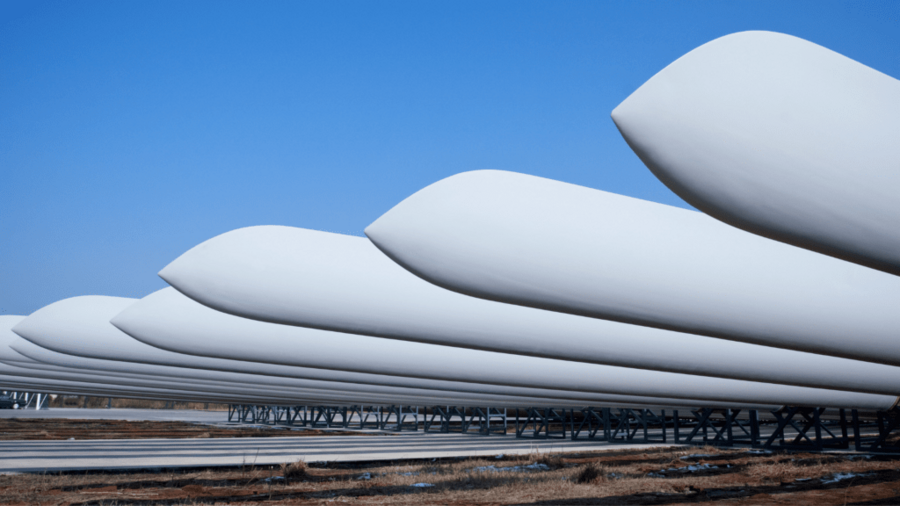 Essais de pales d’éoliennes géantes à BLAEST