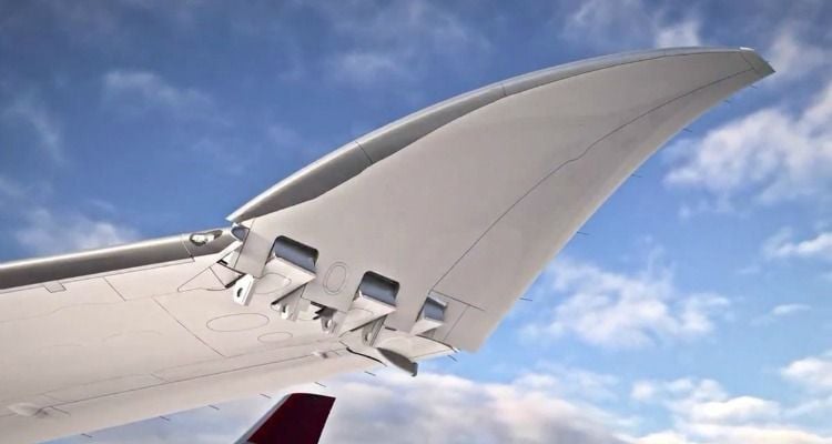 Boeing 777X klappbare Flügelspitze