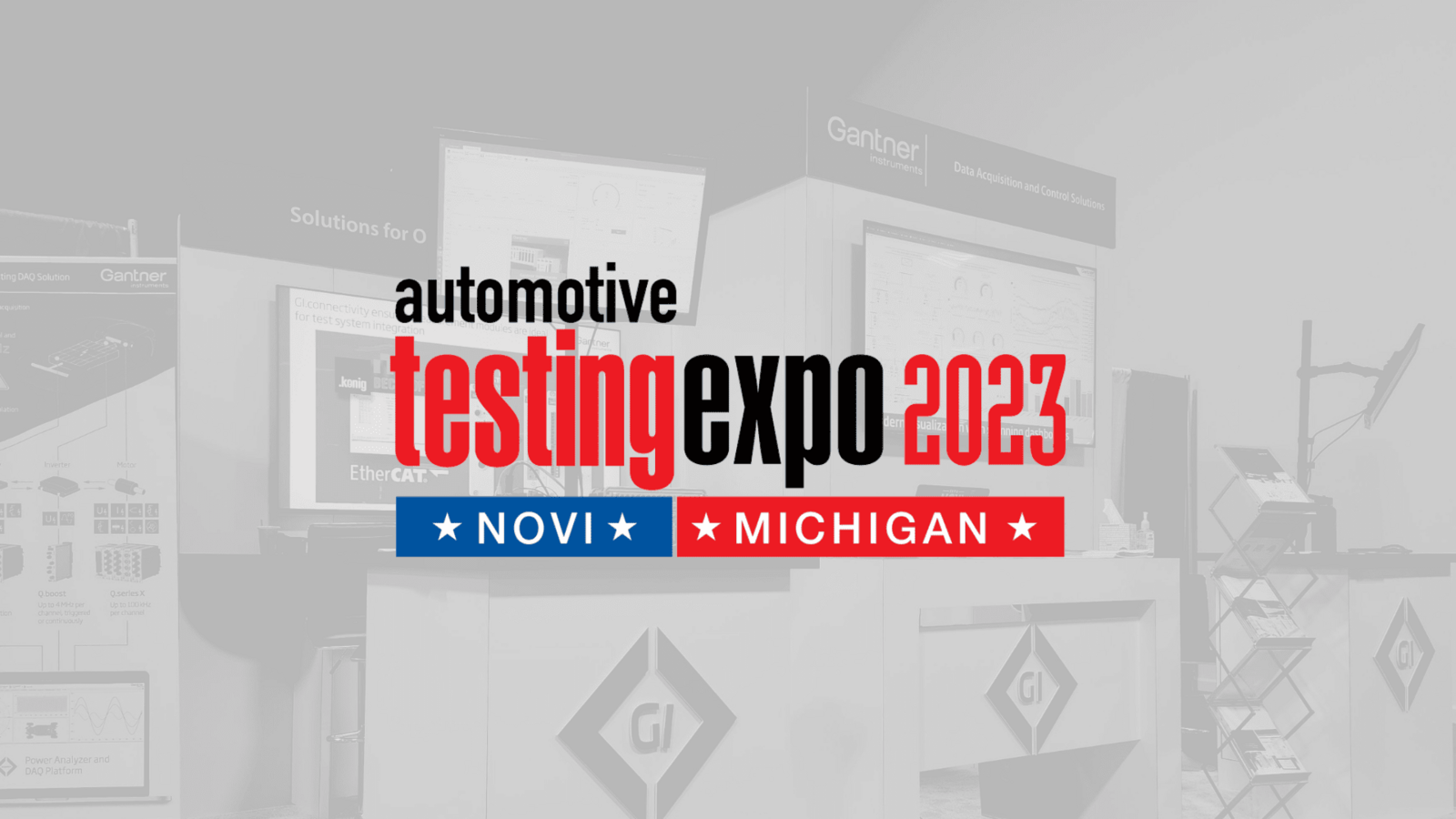 Automotive Testing Expo, Novi 2023 Gantner Instruments